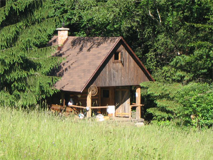 Srub Na Košárni, kde táborníci budou moci složit své chytré hlavy
